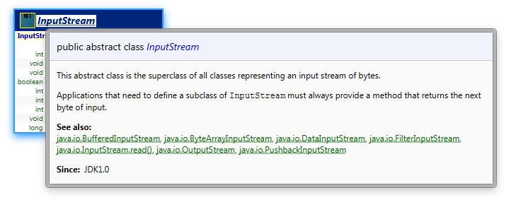 JavaDoc comment appearence