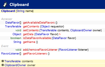 java.awt.datatransfer.Clipboard