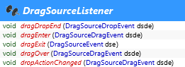 java.awt.dnd.DragSourceListener