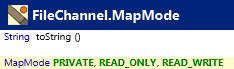 java.nio.channels.FileChannel.MapMode