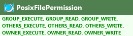 java.nio.file.attribute.PosixFilePermission