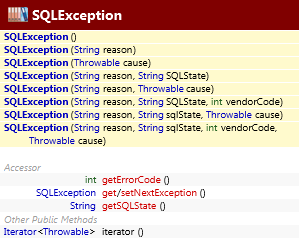 java.sql.SQLException