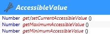 javax.accessibility.AccessibleValue