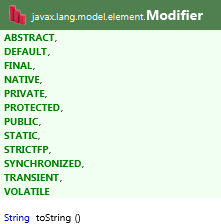 javax.lang.model.element.Modifier