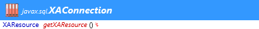 javax.sql.XAConnection