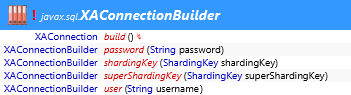 javax.sql.XAConnectionBuilder