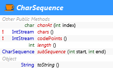 java.lang.CharSequence