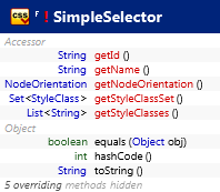 javafx.css.SimpleSelector